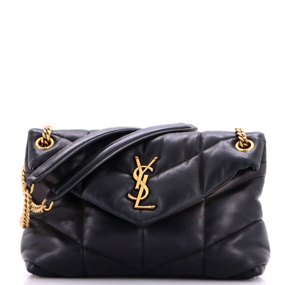 Saint Laurent Small Loulou Puffer Shoulder Bag Quilted Leather